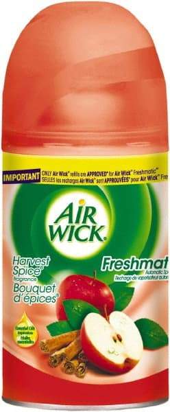 Air Wick - 6.17 oz Air Freshener Dispenser Refill - Apple Cinnamon, Compatible with Air Wick Freshmatic & Ultra Odor Detect Dispensers - Top Tool & Supply