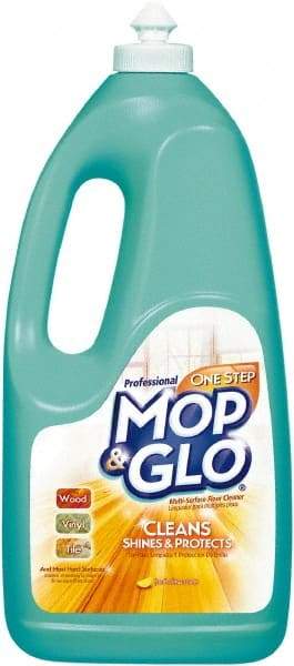 Mop&Glo - Bottle Cleaner - Use on Ceramic Tile, Laminate Surfaces, Linoleum, Quarry Tile, Cement, Concrete, Vinyl Tile, Terra Cotta, Terrazzo, Vinyl Composite Tile (VCT) - Top Tool & Supply