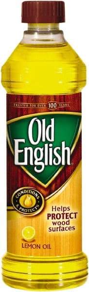 Old English - 16 Fluid Ounce Liquid Furniture Polish - Lemon Scent, Bottle - Top Tool & Supply