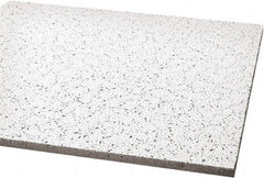 Armstrong World - 24" Long x 24" Wide, Wet-Formed Mineral Fiber Acoustic Ceiling Tile - ASTM E1264 Specification, White - Top Tool & Supply