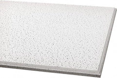 Armstrong World - 24" Long x 24" Wide, Wet-Formed Mineral Fiber Acoustic Ceiling Tile - ASTM E1264 Specification, White - Top Tool & Supply