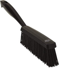 Vikan - 14" OAL, Polyester Staple Set Bench Brush - 2" Bristle Length, 6-3/8" Long Head, Black - Top Tool & Supply