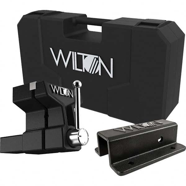 Wilton - 6" Jaw Width x 5-3/4" Jaw Opening, 5" Throat Depth, Bench & Pipe Combination Vise - Top Tool & Supply