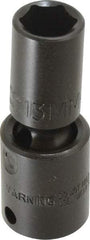 Proto - 3/8" Drive 13mm Deep Universal Impact Socket - 6 Points, 2-19/32" OAL - Top Tool & Supply