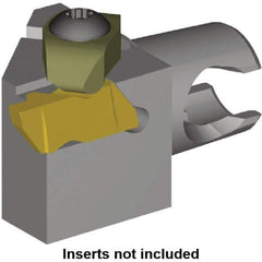 Kennametal - Insert Style NG 2R, 30mm Head Length, Right Hand Cut, External Modular Threading Cutting Unit Head - System Size KM20, 12.5mm Center to Cutting Edge, Series Top Notch - Top Tool & Supply