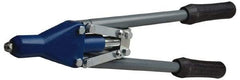 RivetKing - Straight Head Hand Riveter - 1/8 to 3/16" Rivet Capacity, 17-1/2" OAL - Top Tool & Supply