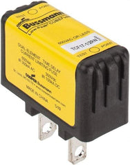 Cooper Bussmann - 300 VDC & 600 VAC, 17.5 Amp, Time Delay General Purpose Fuse - Plug-in Mount, 47.75mm OAL, 100 at DC, 200 (CSA RMS), 300 (UL RMS) kA Rating - Top Tool & Supply