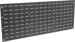 Quantum Storage - 48" Wide x 19" High, Gray Louvered Bin Panel - Use with Quantum Storage Systems - ALL QUS Bins - Top Tool & Supply