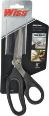 Wiss - 3-1/2" LOC, 8" OAL Stainless Steel Standard Shears - Top Tool & Supply