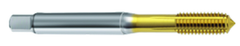 M6 x 1.0 Dia. - 6HX - 4 FL - Cobalt Semi-Bott Tap-TiN FORM-C DIN 371 - Top Tool & Supply