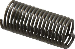 Recoil - 1/4-28 UNF, 3/4" OAL, Free Running Helical Insert - 17-5/8 Free Coils, Tanged, Stainless Steel, Bright Finish, 3D Insert Length - Top Tool & Supply