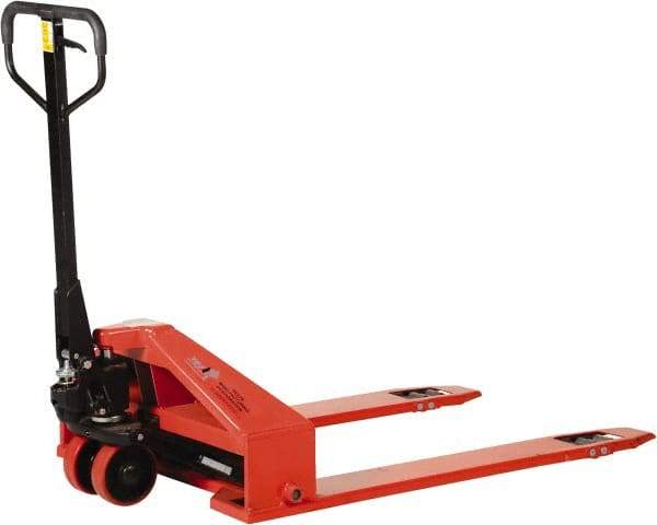 Vestil - 2,200 Lb Capacity, 3.38" Lift Industrial Pallet Truck - 1-1/2" Min Lift Height, 44" Fork Length x 6-1/2" Fork Width, 33" Overall Width - Top Tool & Supply