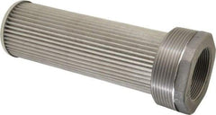 Flow Ezy Filters - 100 Mesh, 189 LPM, 50 GPM, 3" Diam, Male/Female Tank Mounted Strainer - 3 x 2 Port NPT, 9.8" Long - Top Tool & Supply