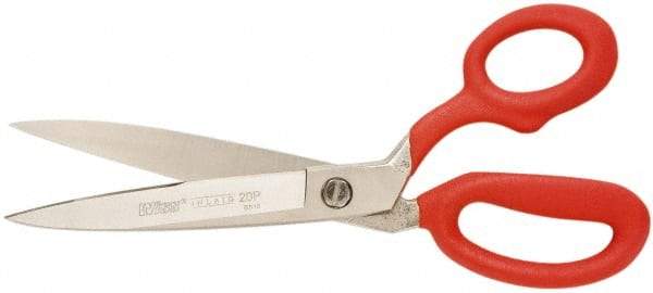 Wiss - 5" LOC, 10-3/8" OAL Inlaid Heavy Duty Shears - Offset Handle, For Composite Materials, Fabrics, Upholstery - Top Tool & Supply