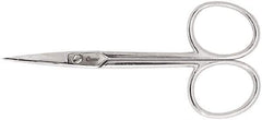 Clauss - 1" LOC, 8-1/2" OAL Straight Scissors - Steel Straight Handle, For Paper, Fabric - Top Tool & Supply