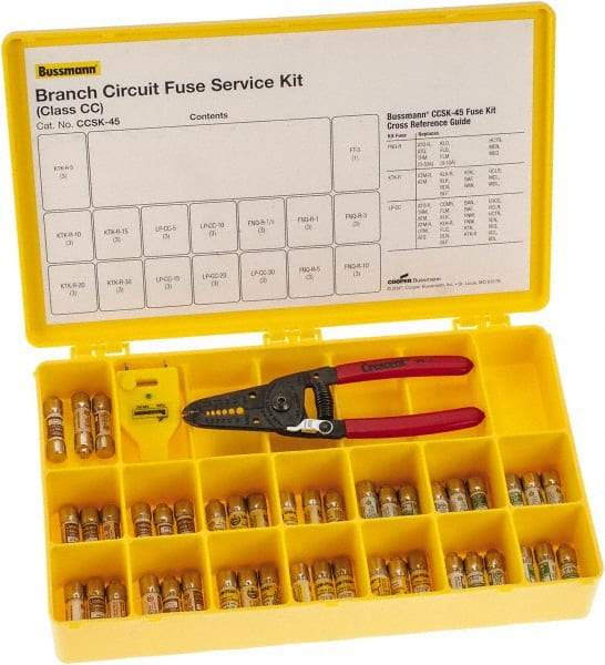 Cooper Bussmann - CC Class, 600 VAC/VDC, Fuse Service Kit - 30 Amps - Top Tool & Supply