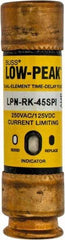 Cooper Bussmann - 125 VDC, 250 VAC, 45 Amp, Time Delay General Purpose Fuse - Fuse Holder Mount, 76.2mm OAL, 100 at DC, 300 at AC (RMS) kA Rating, 13/16" Diam - Top Tool & Supply