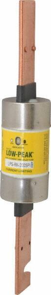 Cooper Bussmann - 300 VDC, 600 VAC, 200 Amp, Time Delay General Purpose Fuse - Bolt-on Mount, 9-5/8" OAL, 100 at DC, 300 at AC (RMS) kA Rating, 1-39/64" Diam - Top Tool & Supply