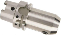 Accupro - HSK63A Taper Shank 1-1/4" Hole End Mill Holder/Adapter - 2-1/2" Nose Diam, 4-1/2" Projection - Exact Industrial Supply