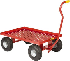 Little Giant - 1,200 Lb Capacity Steel Perforated Steel Deck Wagon Truck - Steel Deck, 24" OAW - Top Tool & Supply