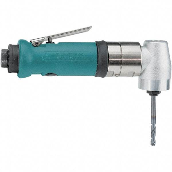 Dynabrade - 1/4" Keyed Chuck - Right Angle Handle, 950 RPM, 0.4 hp, 90 psi - Top Tool & Supply