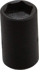 Proto - 1/4" Drive 3/8" Standard Magnetic Impact Socket - 6 Points, 15/16" OAL - Top Tool & Supply