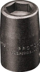 Proto - 3/8" Drive 14mm Standard Magnetic Impact Socket - 6 Points, 1-3/16" OAL - Top Tool & Supply