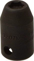 Proto - 3/8" Drive 7mm Standard Magnetic Impact Socket - 6 Points, 1-3/32" OAL - Top Tool & Supply