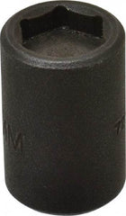 Proto - 3/8" Drive 12mm Standard Magnetic Impact Socket - 6 Points, 1-5/32" OAL - Top Tool & Supply