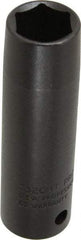 Proto - 1/2" Drive 5/8" Deep Thin Wall Impact Socket - 6 Points, 3-1/4" OAL - Top Tool & Supply