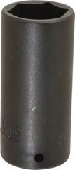 Proto - 1/2" Drive 1-3/16" Deep Thin Wall Impact Socket - 6 Points, 3-1/2" OAL - Top Tool & Supply