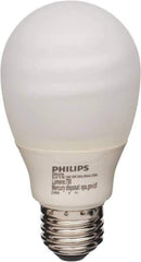 Philips - 14 Watt Fluorescent Residential/Office Medium Screw Lamp - 2,700°K Color Temp, 800 Lumens, 120 Volts, Twister, 8,000 hr Avg Life - Top Tool & Supply