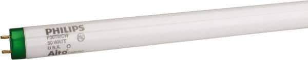 Philips - 30 Watt Fluorescent Tubular Medium Bi-Pin Lamp - 4,100°K Color Temp, 2,200 Lumens, T8, 7,500 hr Avg Life - Top Tool & Supply