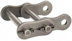 U.S. Tsubaki - 1" Pitch, ANSI 80-2, Cottered Roller Chain Connecting Link - For Use with Double Strand Chain - Top Tool & Supply