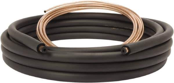 Mueller Industries - 35' Long, LL - 1/4, SL - 5/8" OD, Copper Refrigeration Tube - LL - .030, SL - .035" Wall Thickness, 11.45 Lb per Coil - Top Tool & Supply