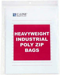 C-LINE - 1-1/2" Long x 14" Wide x 10-1/4" High, 0.004 mil Thick, Self Seal Antistatic Poly Bag - Clear, Heavyweight Grade - Top Tool & Supply