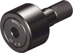 McGill - 7/8" Roller Diam x 1/2" Width, 3/8" Stud Diam x 7/8" Length, Stud Cam Follower with Hex - Steel, 3/8" Thread Length, 3/8-24 Thread, 1.41" OAL, 1,660 Lb Dynamic Cap, 2,065 Lb Static Cap - Top Tool & Supply