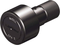 McGill - 5/8" Roller Diam x 7/16" Width, 1/4" Stud Diam x 3/4" Length, Sealed Heavy Stud Cam Follower - Steel, 5/16" Thread Length, 5/16-24 Thread, 1.22" OAL, 955 Lb Dynamic Cap, 2,480 Lb Static Cap - Top Tool & Supply