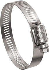 IDEAL TRIDON - SAE Size 8, 7/16 to 1" Diam, Stainless Steel Worm Drive Clamp - 1/2" Wide, Material Grade 201, Series Contractor - Top Tool & Supply