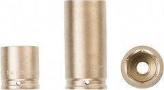 Ampco - 1/2" Drive 1-1/4" Standard Nonsparking Impact Socket - 6 Points - Top Tool & Supply