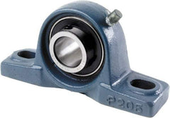 Tritan - 1" ID, 5.5118" OAL x 2.7953" OAH Pillow Block - 1,765 Lb Static Cap, 3,147 Lb Dyn Cap, 4.13" Btw Mnt Hole Ctrs, 1-7/16" Base-to-Ctr Ht, Cast Iron/Steel - Top Tool & Supply