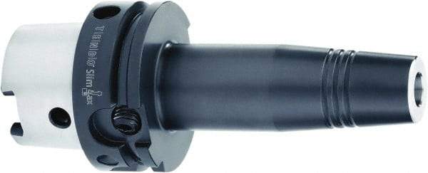 Schunk - HSK63A Taper Shank, 14mm Hole Diam, Hydraulic Tool Holder/Chuck - 27mm Nose Diam, 120mm Projection, 48.7mm Clamp Depth, 25,000 RPM, Through Coolant - Exact Industrial Supply