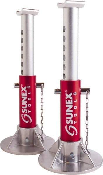 Sunex Tools - 6,000 Lb Capacity Jack Stand - 10.6 to 15.4" High - Top Tool & Supply