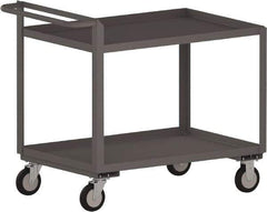 Jamco - 1,200 Lb Capacity, 30" Wide x 48" Long x 30" High Standard Utility Cart - 2 Shelf, Steel - Top Tool & Supply