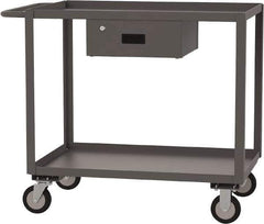 Jamco - 1,200 Lb Capacity, 48" Wide x 24" Long x 39" High Service Cart - 2 Shelf, Steel - Top Tool & Supply