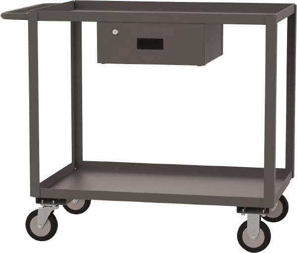 Jamco - 1,200 Lb Capacity, 60" Wide x 30" Long x 39" High Service Cart - 2 Shelf, Steel - Top Tool & Supply