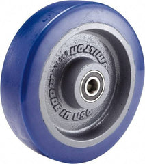 Hamilton - 8 Inch Diameter x 2 Inch Wide, Polyurethane Mold on to Cast Iron Center Caster Wheel - 2,700 Lb. Capacity, 3-1/4 Inch Hub Length, 3/4 Inch Axle Diameter, Sealed Precision Ball Bearing - Top Tool & Supply