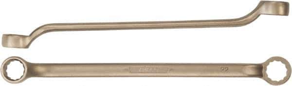 Ampco - 55mm x 60mm 12 Point Box Wrench - Double End, Aluminum Bronze, Plain Finish - Top Tool & Supply