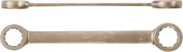 Ampco - 9mm x 11mm 12 Point Box Wrench - Double End, Aluminum Bronze, Plain Finish - Top Tool & Supply