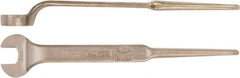 Ampco - 34mm Nonsparking Standard Spud Handle Open End Wrench - Single End, Plain Finish - Top Tool & Supply